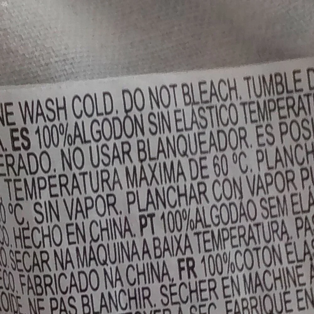 FOREVER 21+ Button & Zip Elastic Waist White w/Light Blue Swirl Design Pants 1XL - Picture 9 of 13